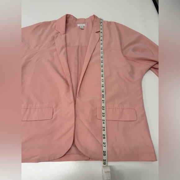 Chico’s Blush Pink Stretch Blazer Jacket – Size 2 (L/12) – Feminine & Polished - Picture 10 of 10